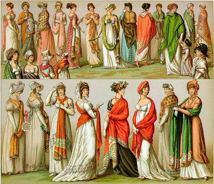 Regency Era Fashion Illustration
