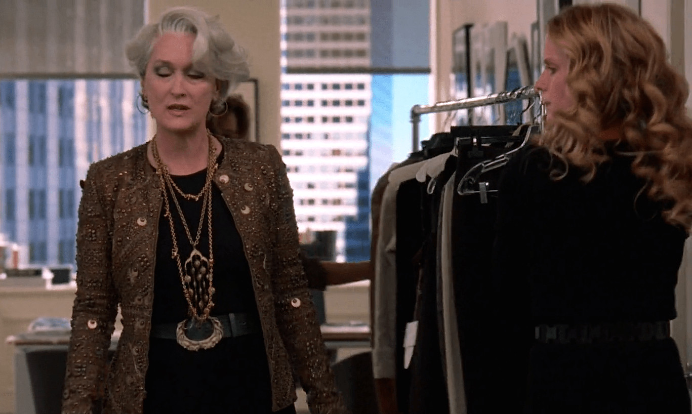 Miranda Priestly power dressing The Devil Wears Prada