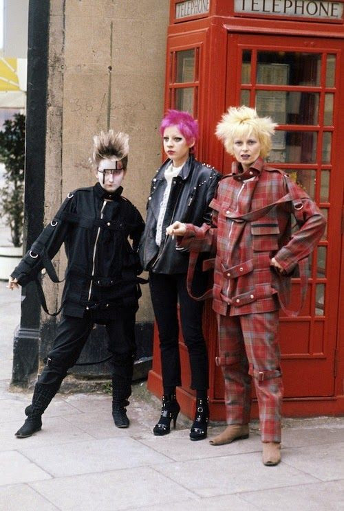 Vivienne Westwood, a key figure in the 1970s punk movement, whose influence continued into the 1990s