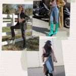Men wearing fitted denim with cowboy boots